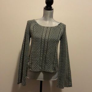 Free People Bell Sleeve Sweater